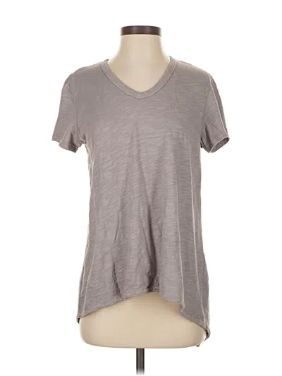 Pre-owned Wilt Short Sleeve Top Gray V Neck Tops