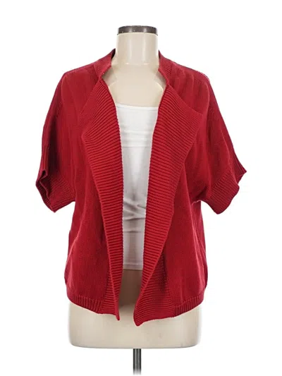 Pre-owned Talbots Cardigan Sweater In Red