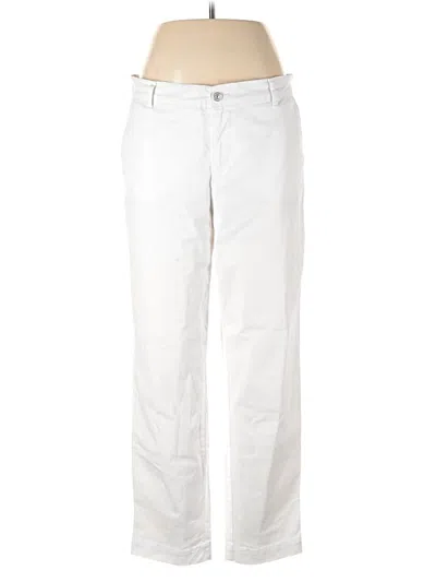 Pre-owned Gloria Vanderbilt Casual Pants In White