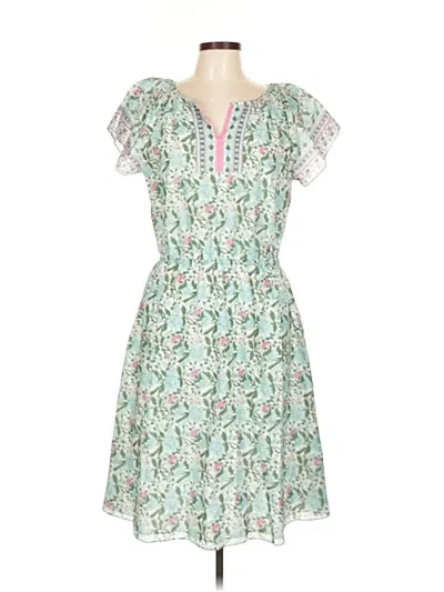 Pre-owned Talbots Casual Dress In Green