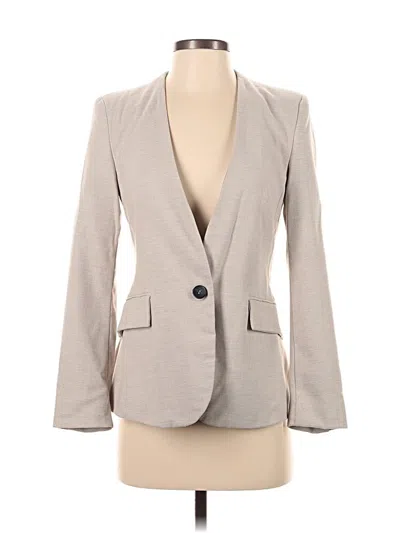 Pre-owned Zara Blazer Jacket In Gray