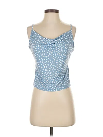 Pre-owned Urban Outfitters Sleeveless Top Blue Sweetheart Neckline Tops