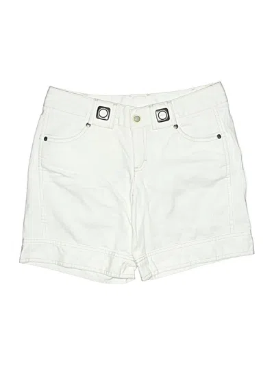 Pre-owned Athleta Khaki Shorts In White