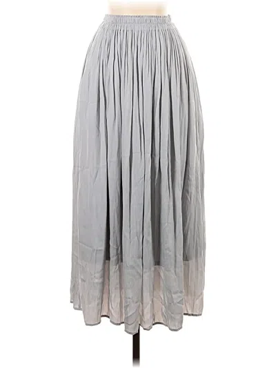 Pre-owned Uniqlo Casual Skirt In Gray