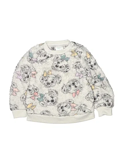 Pre-owned Disney Baby Kids' Sweatshirt In White