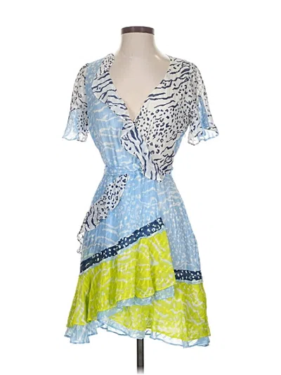 Pre-owned Tanya Taylor Cocktail Dress In Blue