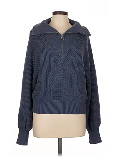 Pre-owned Sweaty Betty Pullover Sweater In Blue