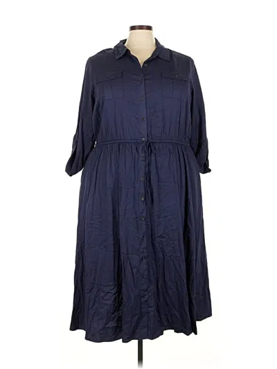 Pre-owned Torrid Casual Dress In Blue