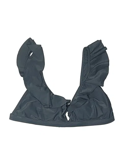 Pre-owned Michael Michael Kors Swimsuit Top Gray Swimwear