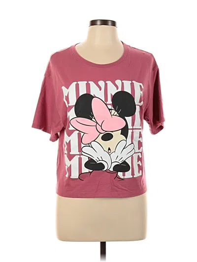 Pre-owned Disney Short Sleeve T-shirt In Pink