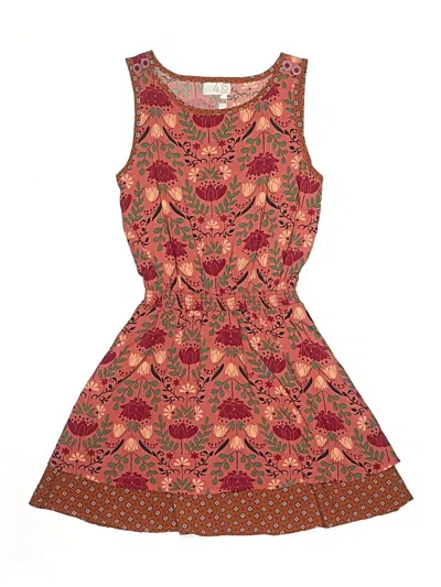 Pre-owned Matilda Jane Kids' Dress In Orange