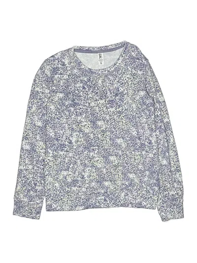 Pre-owned Athleta Girl Kids' Pullover Sweater In Purple