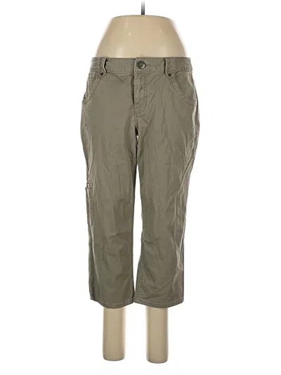 Pre-owned Dkny Jeans Khakis In Green