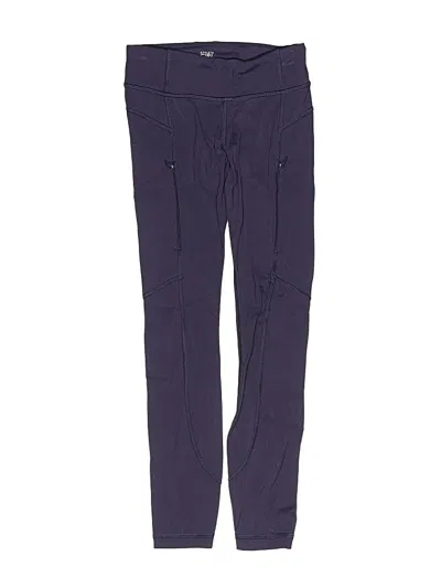 Pre-owned Athleta Girl Kids' Active Pants In Purple