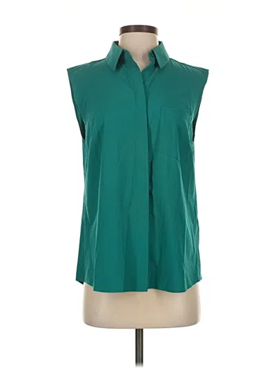 Pre-owned Athleta Sleeveless Blouse In Blue