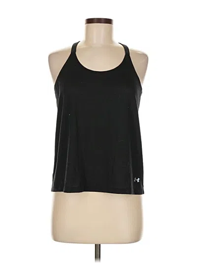 Pre-owned Under Armour Tank Top Black Halter Neckline Tops