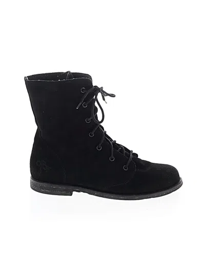 Pre-owned Otbt Ankle Boots In Black