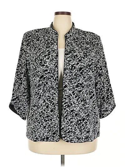 Pre-owned Alex Evenings Blazer Jacket In Black