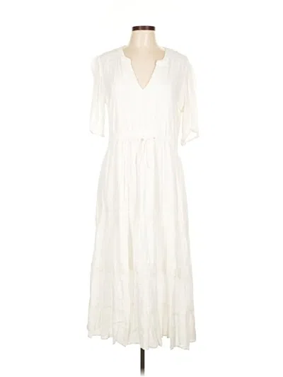 Pre-owned Knox Rose Casual Dress In White