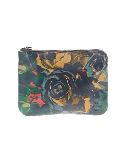 Pre-owned Patricia Nash Leather Wristlet In Green