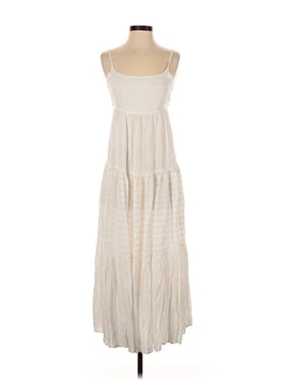 Pre-owned L*space Casual Dress In White