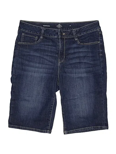 Pre-owned St. John's Bay Denim Shorts In Blue