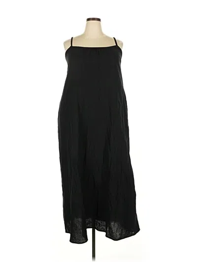 Pre-owned Sol Angeles Casual Dress In Black