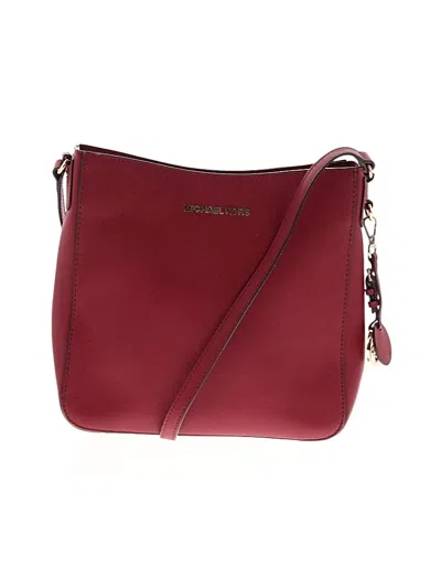 Pre-owned Michael Michael Kors Crossbody Bag In Red