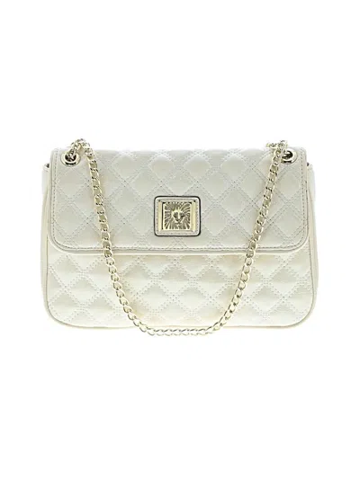 Pre-owned Anne Klein Shoulder Bag In White