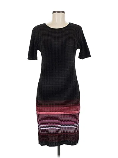 Pre-owned St John Casual Dress In Black