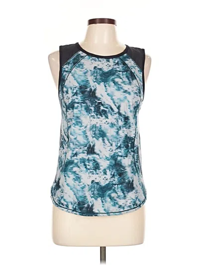Pre-owned Lululemon Athletica Active Tank Top In Blue