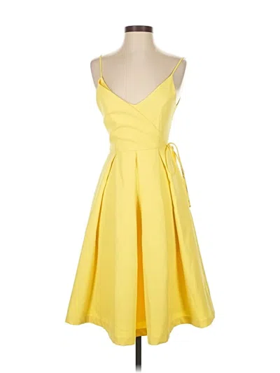 Pre-owned Lulus Cocktail Dress In Yellow