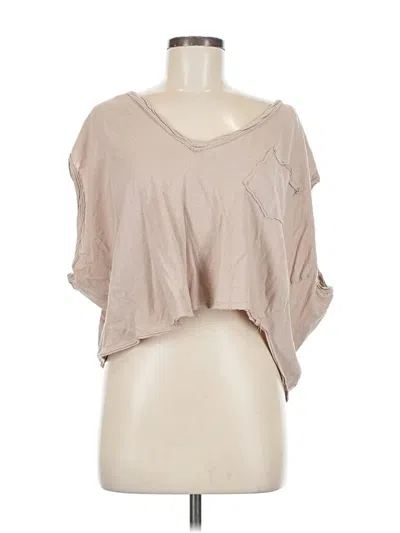 Pre-owned Mustard Seed Short Sleeve T-shirt In Brown