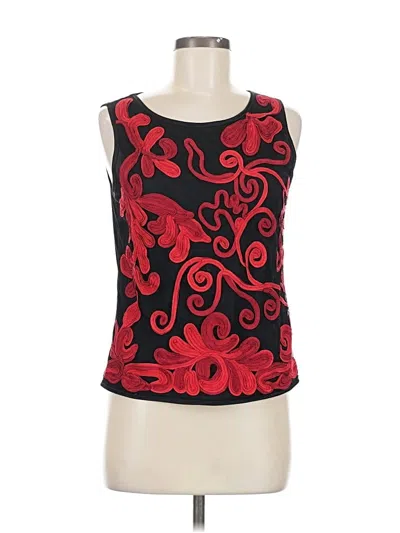 Pre-owned Unbranded Tank Top Red Strapless Neckline Tops