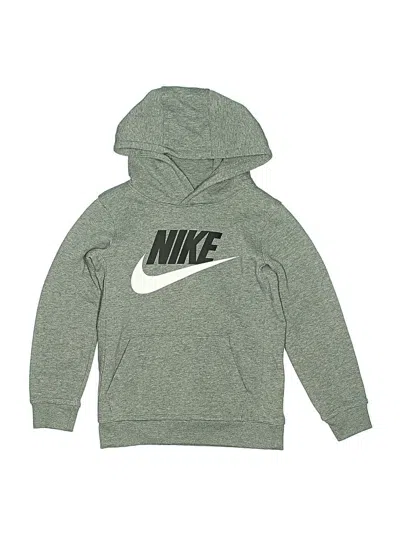 Pre-owned Nike Kids' Pullover Hoodie In Green