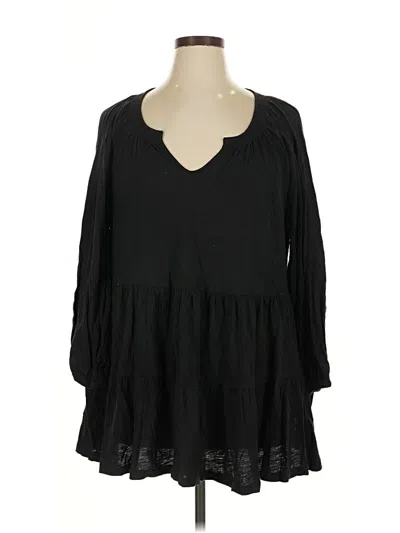 Pre-owned Maeve By Anthropologie Casual Dress In Black