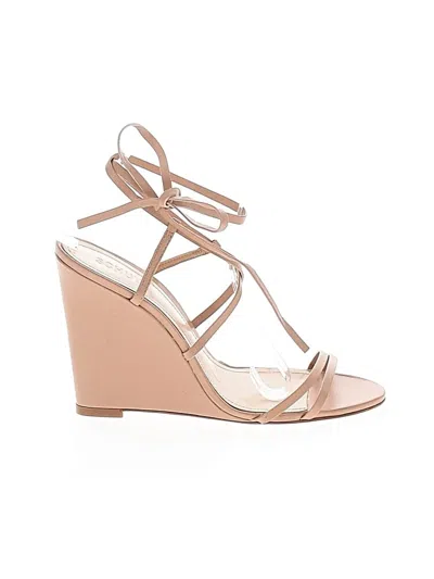 Pre-owned Schutz Wedges In Brown