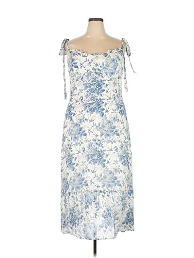 Pre-owned Reformation Casual Dress In Blue