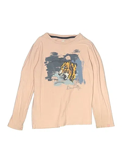 Pre-owned Tea Kids' Long Sleeve T-shirt In Brown