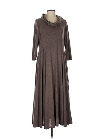 Pre-owned Coldwater Creek Casual Dress In Brown
