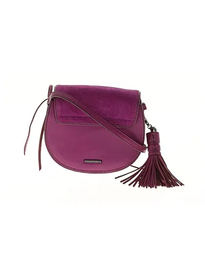 Pre-owned Rebecca Minkoff Leather Crossbody Bag In Purple