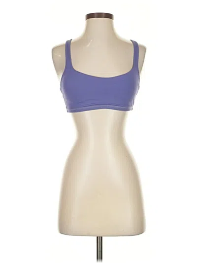 Pre-owned Lululemon Athletica Sports Bra In Purple