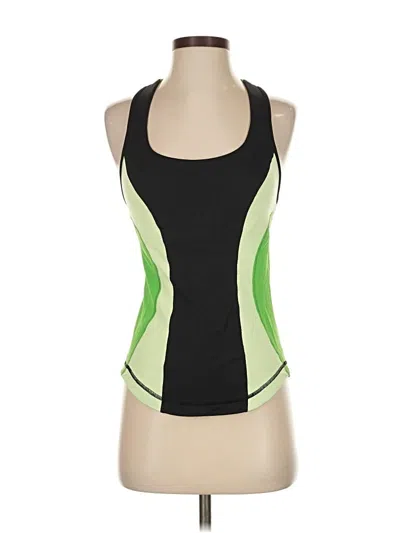 Pre-owned Lululemon Athletica Active Tank Top In Green