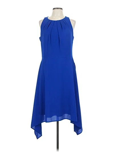 London Times Cocktail Dress In Blue