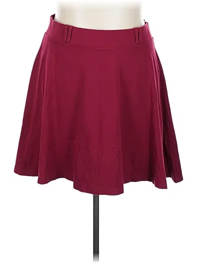 Pre-owned Torrid Casual Skirt In Burgundy