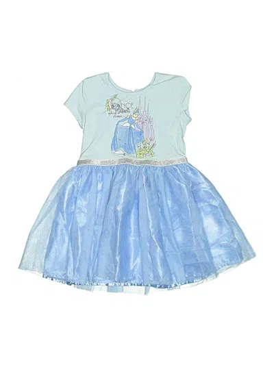 Pre-owned Disney Princess Kids' Dress In Blue