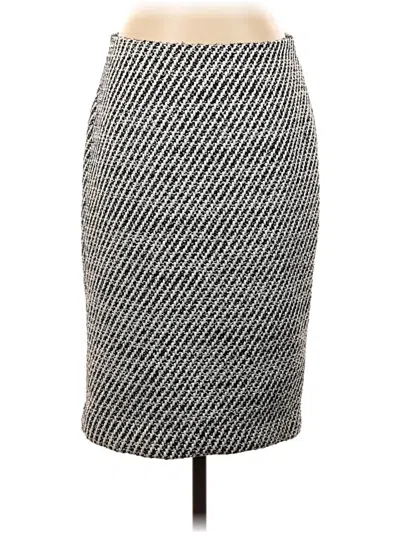Pre-owned Ann Taylor Formal Skirt In Gray