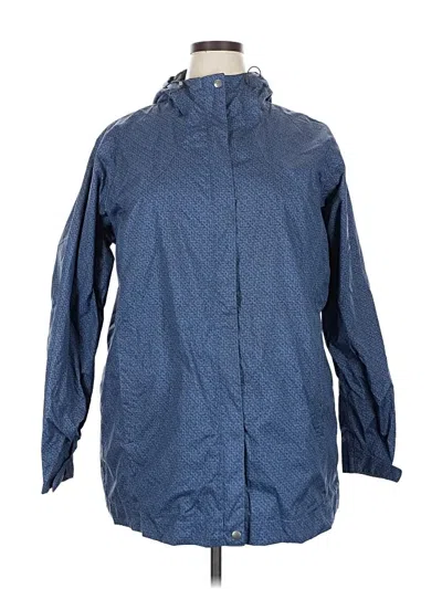 Pre-owned Columbia Raincoat In Blue