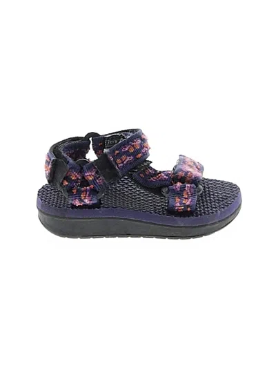 Pre-owned Teva Kids' Sandals In Purple