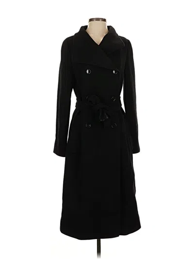 Pre-owned Boss By Hugo Boss Wool Coat In Black